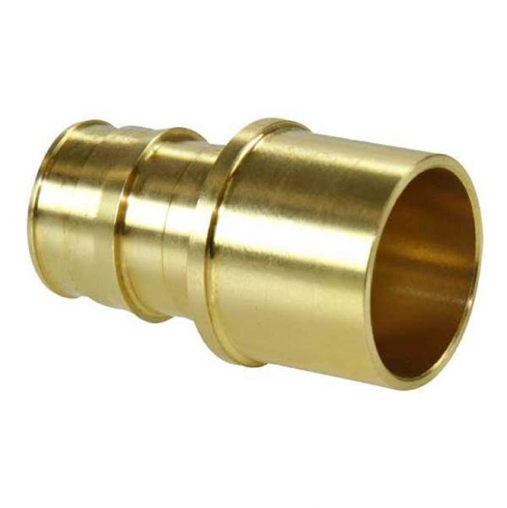 Propex Brass Sweat Adapter, 1 1/4&apos;&apos; Pex X 1 1/4&apos;&apos; Copper