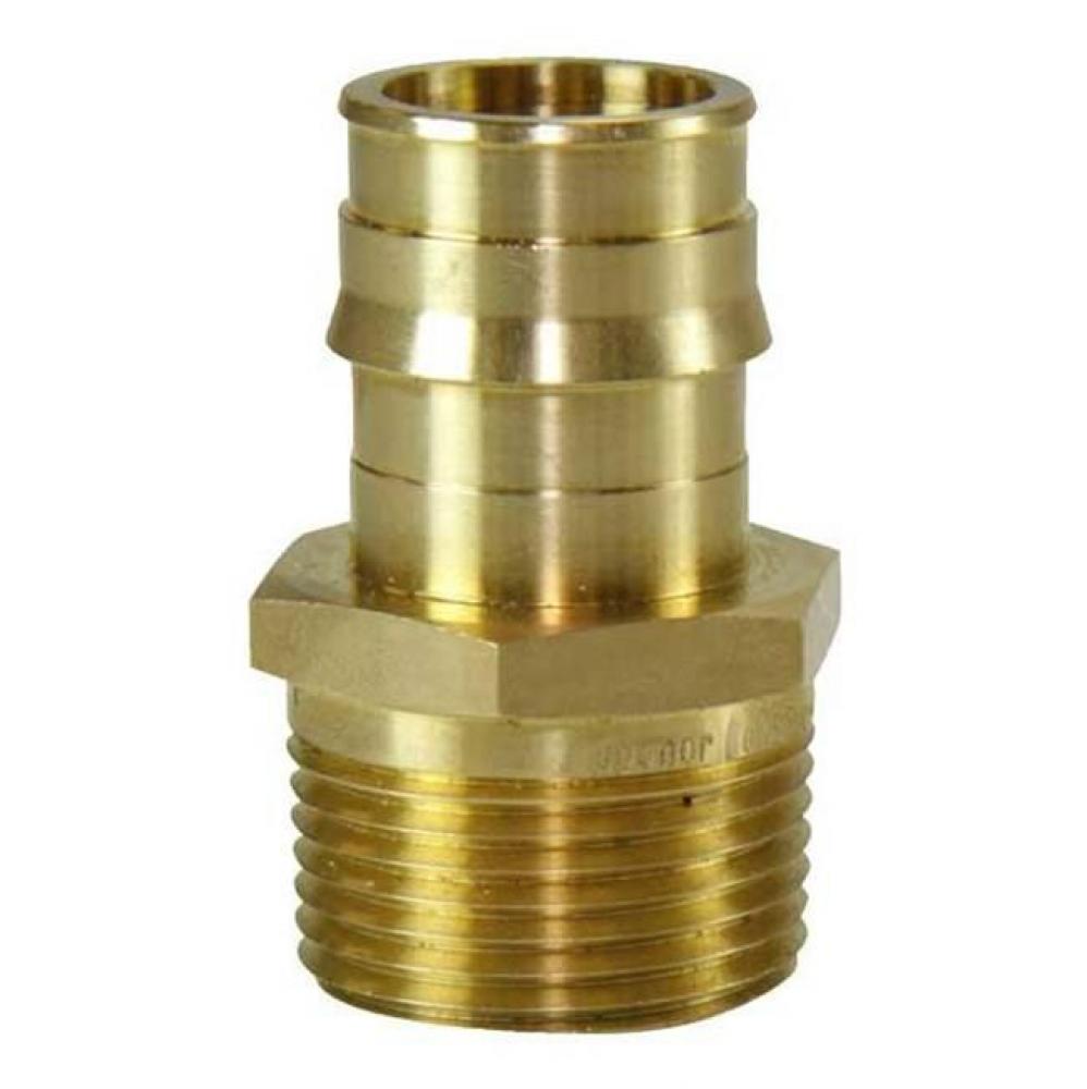 Propex Brass Male Threaded Adapter, 1 1/4&apos;&apos; Pex X 1 1/4&apos;&apos; Npt