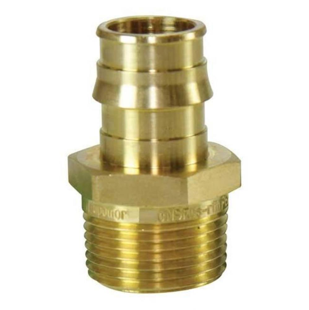 Propex Brass Male Threaded Adapter, 1/2&apos;&apos; Pex X 1/2&apos;&apos; Npt