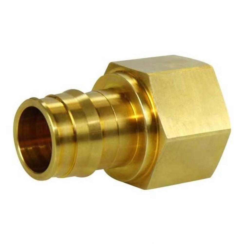 Propex Brass Female Threaded Adapter, 1 1/2&apos;&apos; Pex X 1 1/2&apos;&apos; Npt