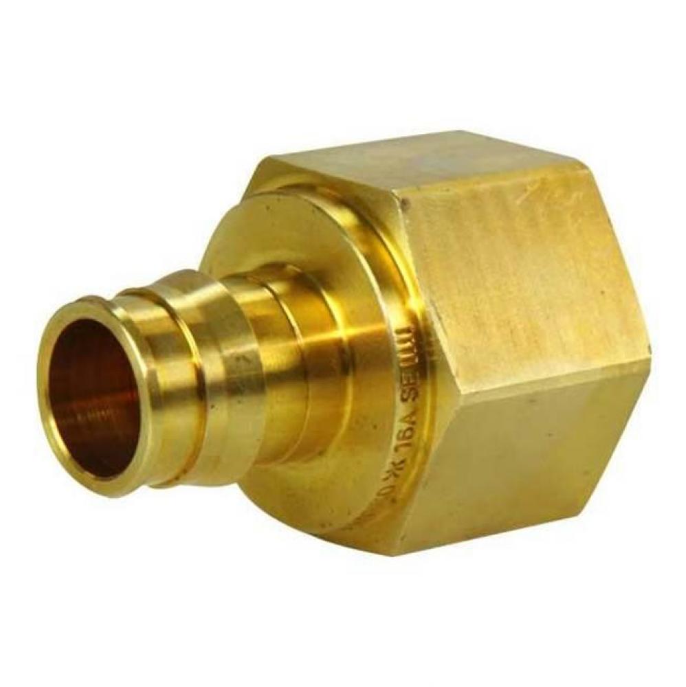 Propex Brass Female Threaded Adapter, 3/4&apos;&apos; Pex X 1&apos;&apos; Npt