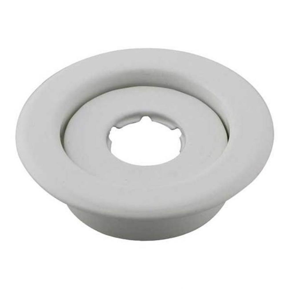 Two-Piece Recessed Escutcheon For Lf Recessed Pendent And Lf Recessed Hsw, White