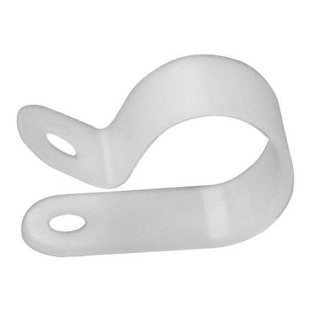 Plastic Tubing Clip, 1/2&apos;&apos;, 100/Pkg.