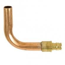 Uponor LF2885050 - Propex Lf Copper Tub Ell, 1/2'' Pex Lf Brass X 1/2'' Copper (3'' X 4