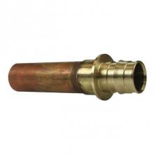 Uponor LF2963030 - ProPEX LF Copper Straight Stub, 3'' PEX LF Brass x 3'' Copper