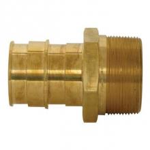 Uponor LF4522525 - Propex Lf Brass Male Threaded Adapter, 2 1/2'' Pex X 2 1/2'' Npt