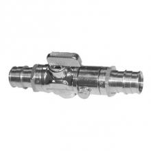 Uponor LF4817580 - ProPEX LF Brass Stop and Drain Ball Valve, (0.44'' bore) 3/4'' PEX