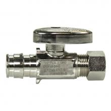 Uponor LF4865038 - Propex Lf Brass Straight Stop Valve, 1/2'' Pex