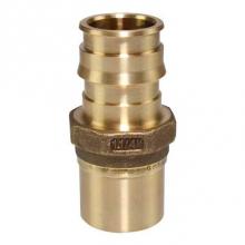 Uponor LFP4501313 - Propex Lf Brass Copper Press Fitting Adapter, 1 1/4'' Pex X 1 1/4'' Copper