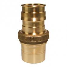 Uponor LFP4502020 - Propex Lf Brass Copper Press Fitting Adapter, 2'' Pex X 2'' Copper