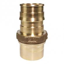 Uponor LFP4502525 - Propex Lf Brass Copper Press Fitting Adapter, 2 1/2'' Pex X 2 1/2'' Copper