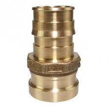 Uponor LFP4512525 - Propex Lf Brass Copper Press Adapter, 2 1/2'' Pex X 2 1/2'' Copper