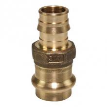 Uponor LFP4517575 - Propex Lf Brass Copper Press Adapter, 3/4'' Pex X 3/4'' Copper