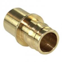 Uponor Q5501010 - Propex Brass Fitting Adapter, 1'' Pex X 1'' Copper