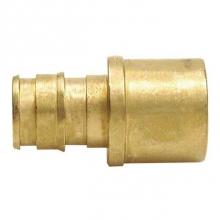 Uponor Q5515050 - Propex Brass Sweat Adapter, 1/2'' Pex X 1/2'' Copper