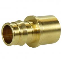 Uponor Q5517575 - Propex Brass Sweat Adapter, 3/4'' Pex X 3/4'' Copper