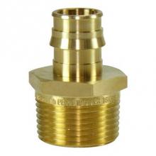 Uponor Q5527510 - Propex Brass Male Threaded Adapter, 3/4'' Pex X 1'' Npt