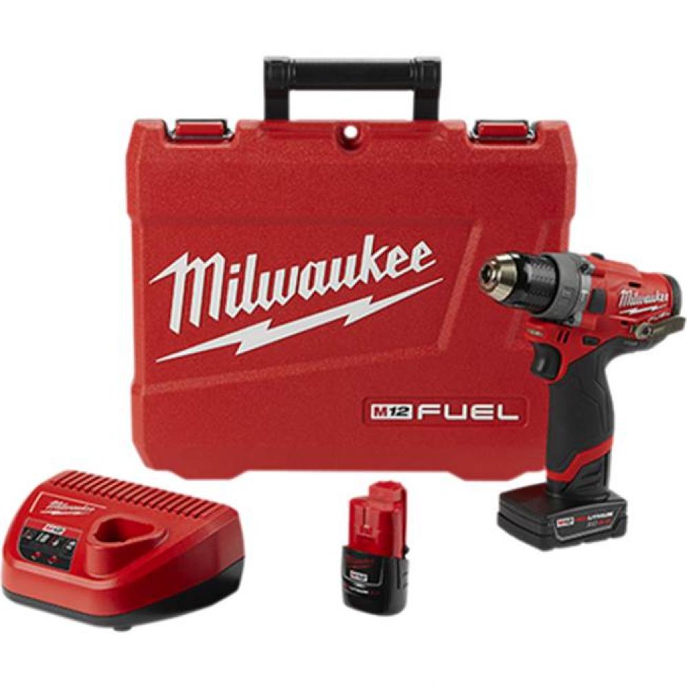 M12 Fuel 1/2&apos;&apos; Hammer Drill Driver Kit