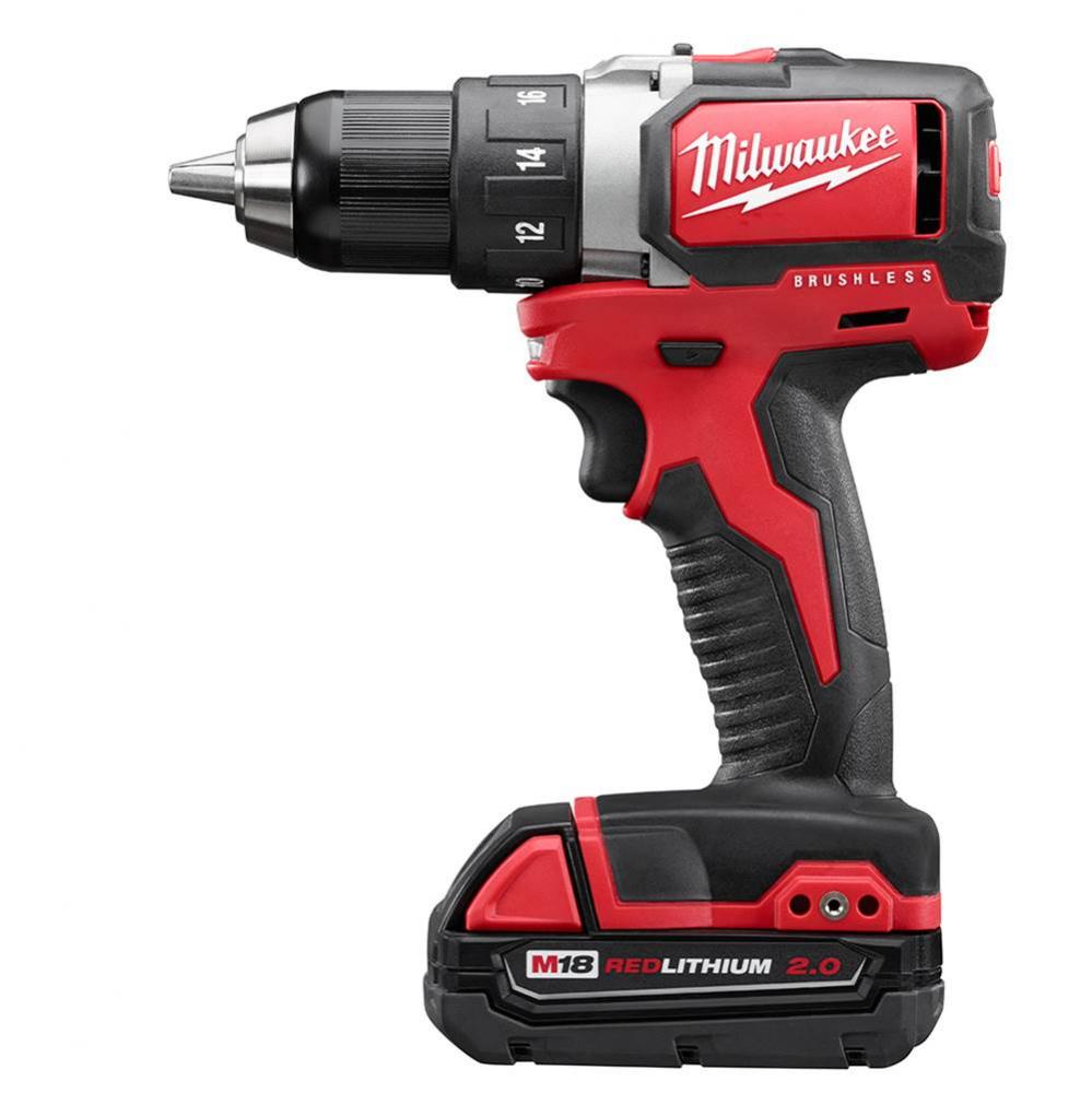 M18 1/2&apos;&apos; Compact Brushless Drill/Driver Kit