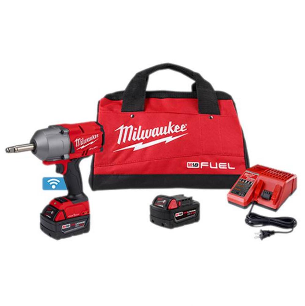 M18 Fuel 1/2&apos;&apos; Ext. Anvil Controlled Torque Impact Wrench W/ One-Key Kit