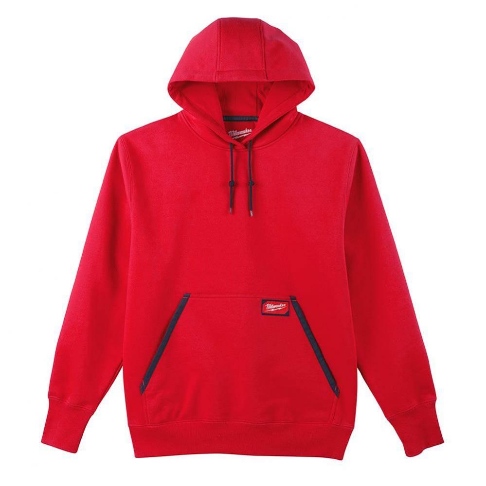 Hd Pullover Hoodie - Red L