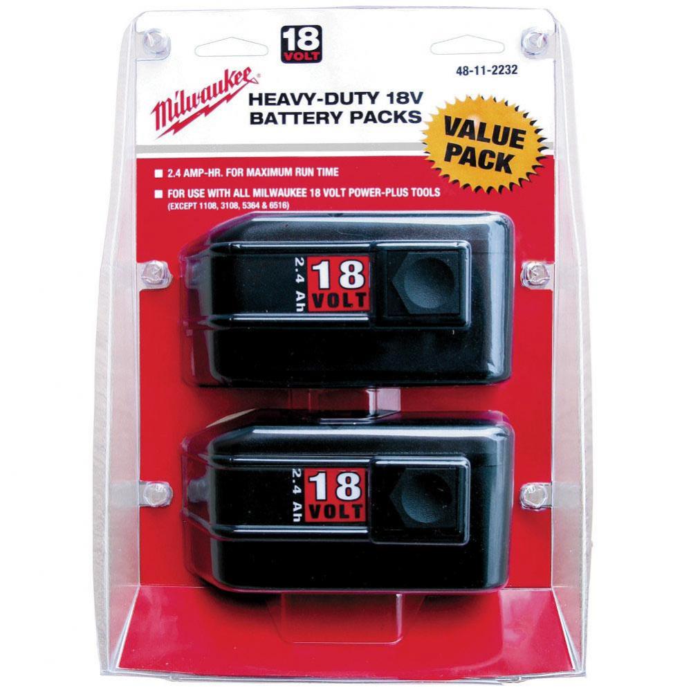 18 Volt Battery Value Pack