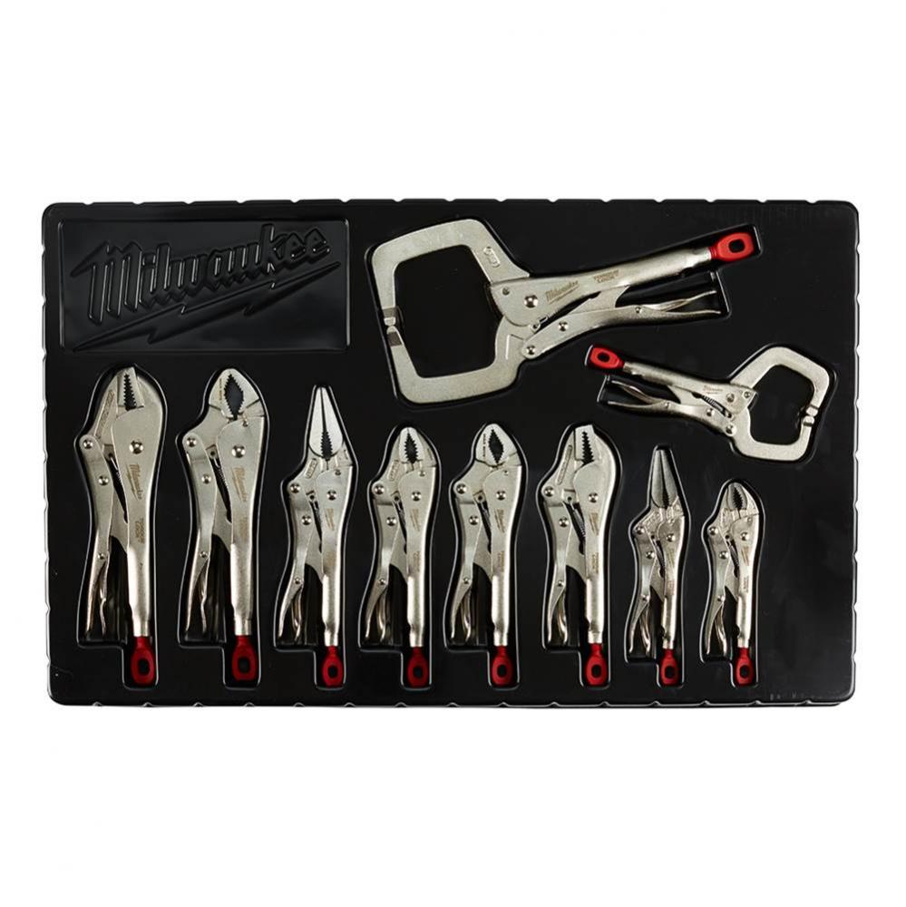 10Pc Torque Lock Locking Pliers Kit