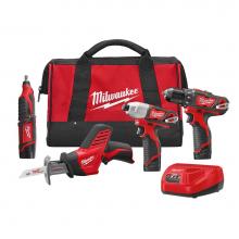 Milwaukee Tool 2497-24 - M12 4Pc Combo Kit