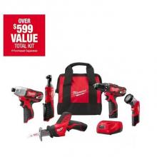 Milwaukee Tool 2498-25 - M12 5 Pc Special Buy Kit