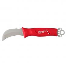 Milwaukee Tool 48-22-1923 - Lineman Blunt Tip Hawkbill Knife W/ Stickwork 3In1 Ring