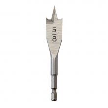 Milwaukee Tool 48-27-0075 - 5/8'' X 3-1/2'' Stubby Flat Boring Bit