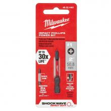 Milwaukee Tool 48-32-4461 - Shockwave 2'' Power Bit Phillips No.1