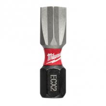 Milwaukee Tool 48-32-4145 - Shockwave 2'' Power Bit Ecx No.2 - 25Pk