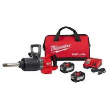 Milwaukee Tool 2869-22HD - M18 Fuel 1'' D-Handle Ext. Anvil High Torque Impact Wrench W/ One-Key Kit