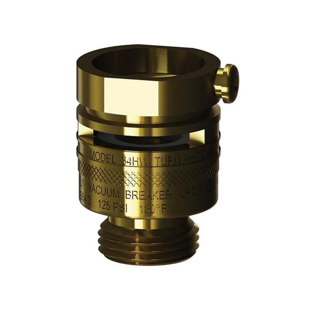 34HW Vacuum Breaker, Brass