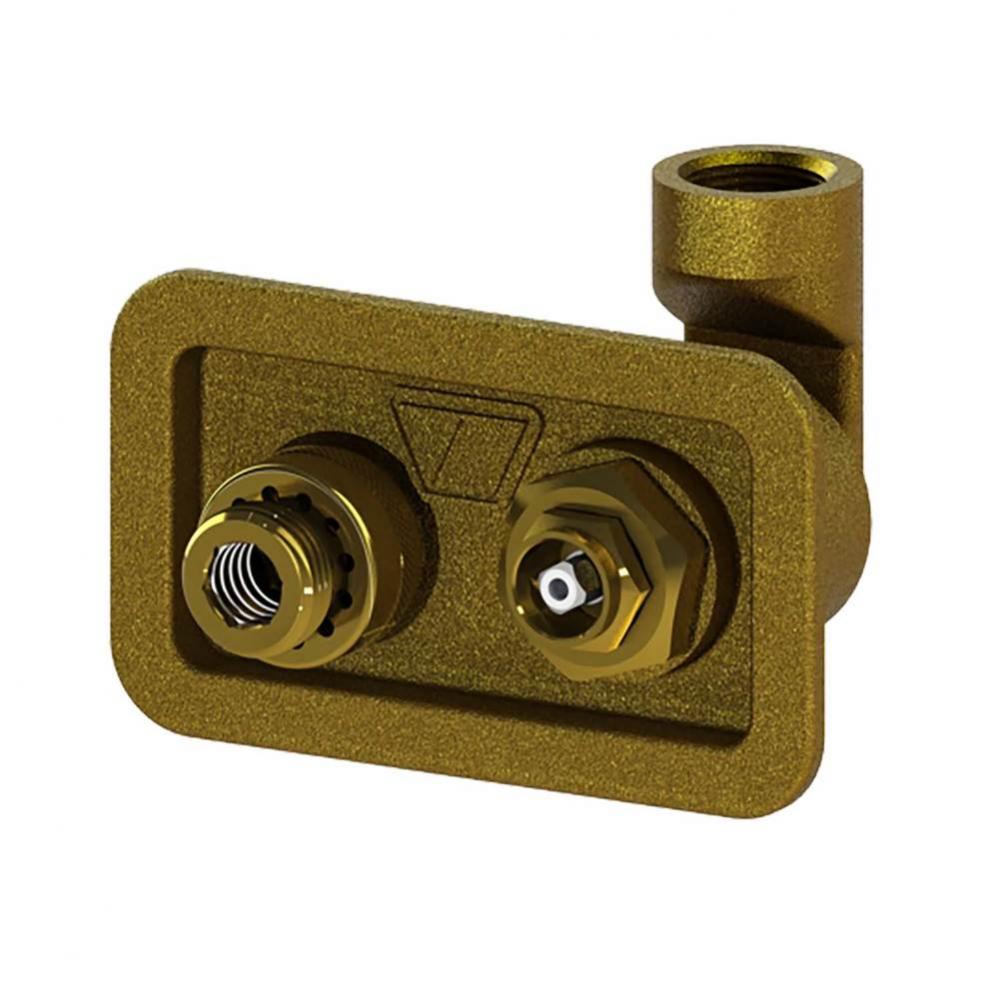 Model 75 Wall Hydrant Swivel  Inlet, Brass