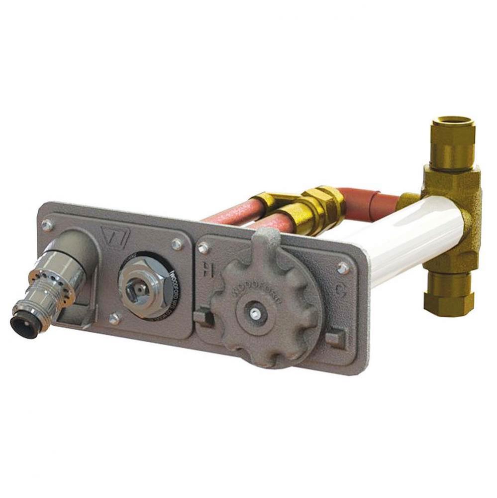 Model HC67 Hot &amp; Cold Wall Hydrant CC