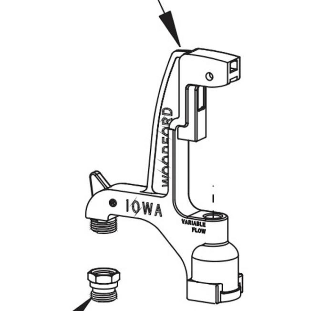 Y1 HEAD &amp; NOZZLE ASSEMBLY - GREY