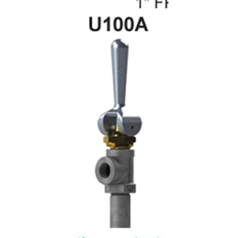 U100A Utility Hydrant - 1in FPT Inlet 1 Feet