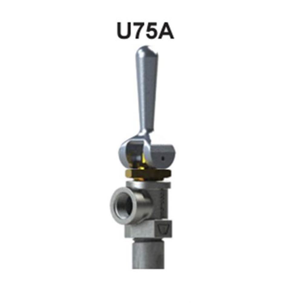 U75M Utility Hydrant - 3/4in Inlet 1 Feet