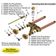 Woodford Manufacturing RK-22PRV - Model 22 V22 w-PRV Repair Kit