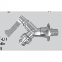 Woodford Manufacturing 40HT3/4-BR-LH - Model 40 Half Turn 3/4in. inlet, Rough Brass, Lever Handle