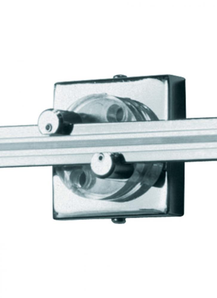 Wall MonoRail 2&#34; Square Power Feed Canopy Single-Feed