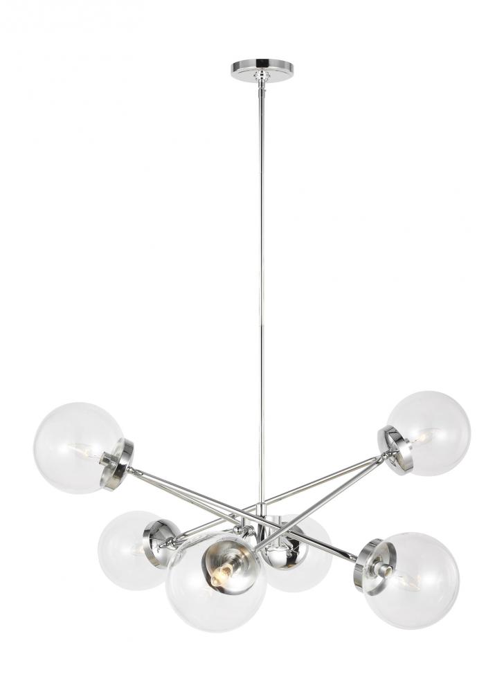 Six Light Chandelier