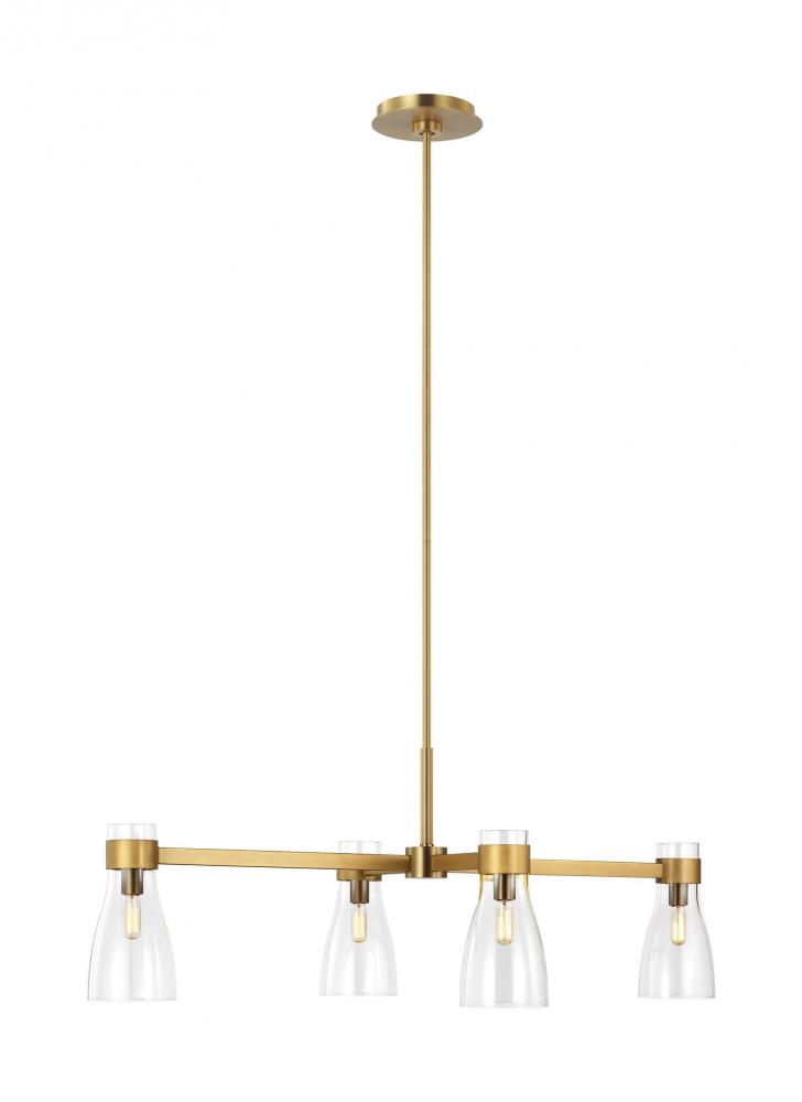 Moritz Four Light Linear Chandelier