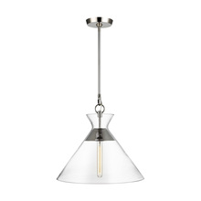 Visual Comfort & Co. Studio Collection CP1031PN - Wide Pendant