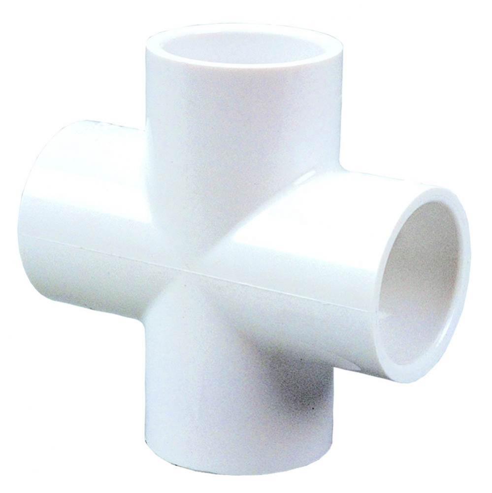 420-012 11/4 SLIP CROSS PVC 40