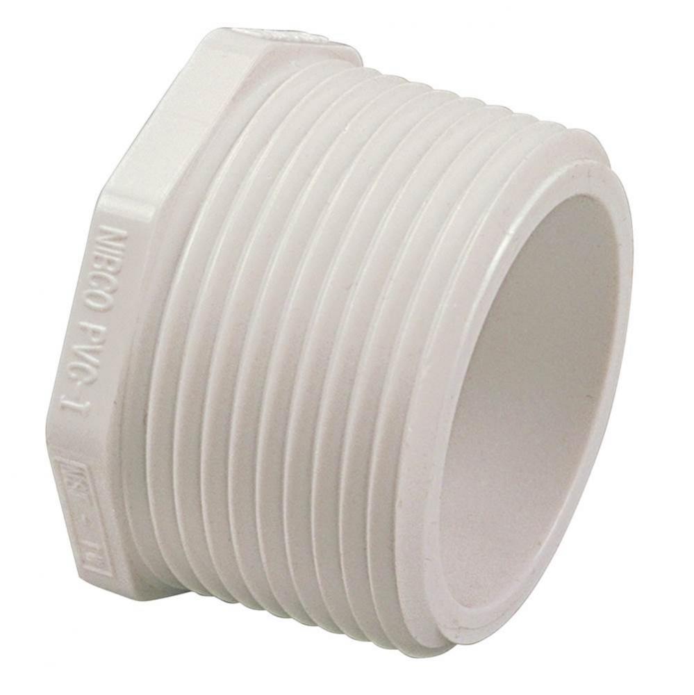 450-005 1/2 MIPT PLUG PVC 40