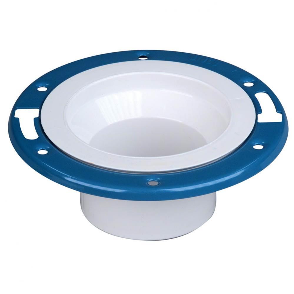 48512A 4X3 SPG FTG ADJ CLOSET FLANGE PVC