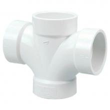 Nibco K270700 - 4835 3 HUB DOUBLE SANITARY TEE PVC